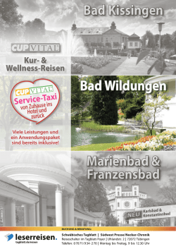Infos zur Reise nach Bad Wildungen
