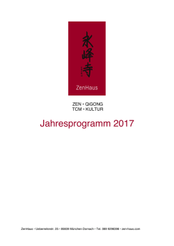 Jahresprogramm 2017