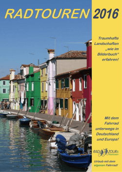 Programm RADTOUREN 2016 als PDF