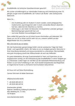 einen Einzelfallhelfer mit t&uuml;rkischen Sprachkenntnissen