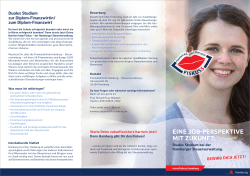 duales Studium zum/zur Diplom-Finanzwirt/in