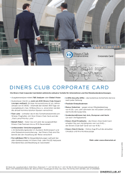 DINERS CLUB CORPORATE CARD