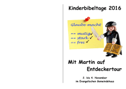 Informationen und Anmeldformular hier downloaden.