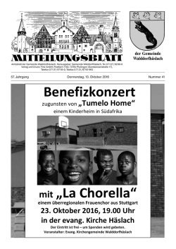 Donnerstag, 13.10.2016 - Gemeinde Walddorfh&auml;slach
