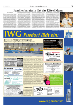 IWGPusdorf l&auml;dt ein