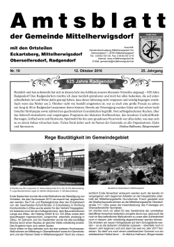Amtsblatt Oktober - Gemeinde Mittelherwigsdorf