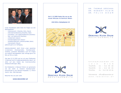 DKD-Flyer - Deschka Klein Daum Rechtsanwälte