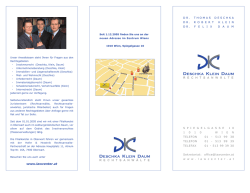 DKD-Flyer - Deschka Klein Daum Rechtsanw&auml;lte