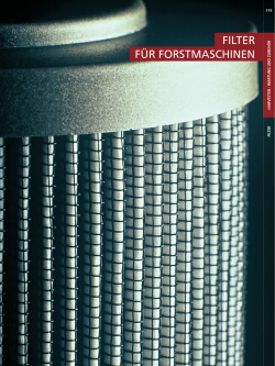 filter für forstmaschinen