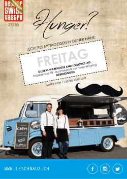 flyer - Le Schnauz Foodtruck