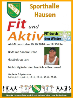 SV Hausen/Rohrbach - Fit