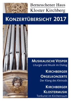 herunterladen - Kloster Kirchberg