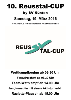 Festf&uuml;hrer Reusstalcup 2016