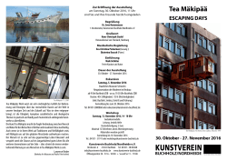 Tea Mäkipää - Kunstverein Buchholz