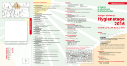 Hygienetage 2016 - F&uuml;rth - Verein f&uuml;r Infektionspr&auml;vention und