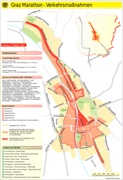Graz Marathon - Verkehrsmaßnahmen