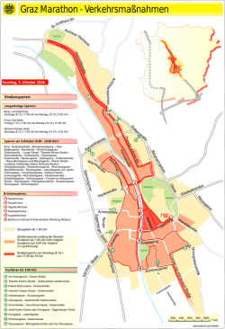 Graz Marathon - Verkehrsma&szlig;nahmen