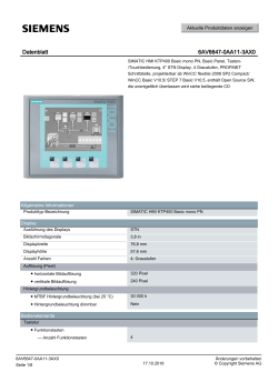 Datenblatt 6AV6647-0AA11-3AX0 - Siemens Industry Online Support