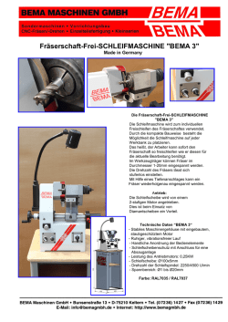 Fr&auml;serschaft-Frei-SCHLEIFMASCHINE