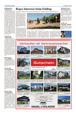Gutschein - Camberger Anzeiger