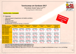 Hotel Saturno - Tennisschule