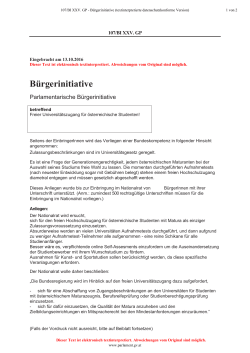 Bürgerinitiative (textinterpretierte Version) / PDF, 89 KB