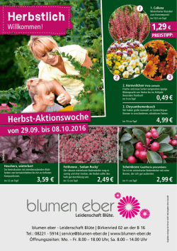 Herbstprospekt 2016