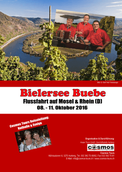 Flussfahrt 2016 - Bielersee Buebe