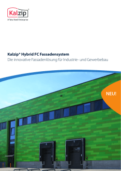 Kalzip® Hybrid FC Fassadensystem