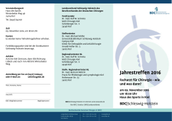 Jahrestreffen 2016