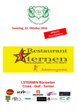 Sternen Büriswilen Cross Golf Open 22.10.2016