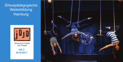 Hamburg 2016/2017 - Jojo-Zentrum f&uuml;r Artistik und Theater