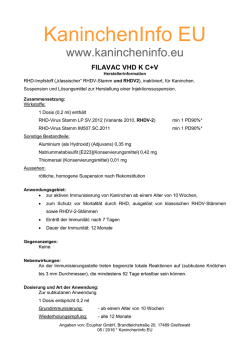 filavac vhd k c+v - KaninchenInfo EU