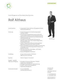 Rolf Althaus