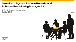 Overview - System Rename