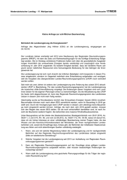 Drucksachen allgemein - Nieders&auml;chsischer Landtag