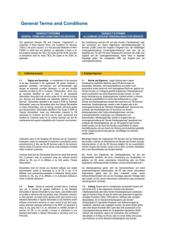General Terms and Conditions