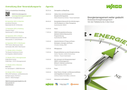 Roadshow Energiemanagement