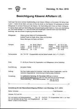 Infos und Anmeldung