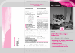 Einbruchmeldeanlagen - Grundlagen