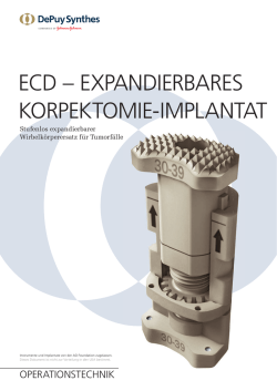 ECD &ndash; EXPANDIERBARES KORPEKTOMIE