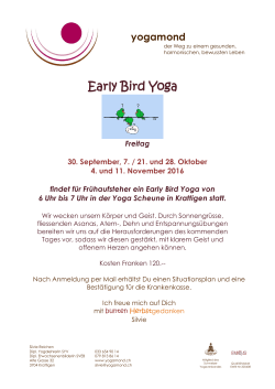 Early Bird Yoga