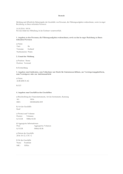 Deutsch Meldung und öffentliche Bekanntgabe der Geschäfte von