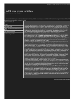 Icd 10 code cornea verticillata