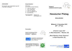 Hessischer Pilztag - Gartenbauverband Baden