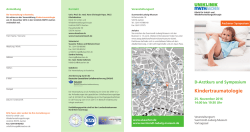 Kindertraumatologie - Uniklinik RWTH Aachen