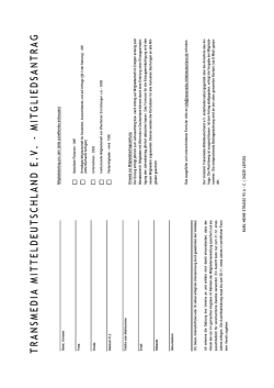 Mitgliedsantrag Transmedia Mitteldeutschland e.V.