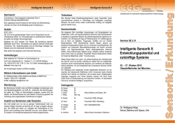 Intelligente Sensorik II - Carl-Cranz