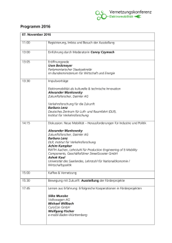 Programm vom 7. November (PDF: 89 KB)