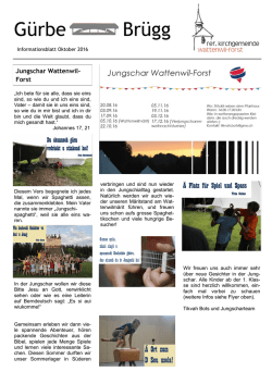 G&uuml;rbe Oktober mit NR 2016